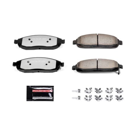 Power Stop 06-10 Jeep Commander Front Z36 Truck & Tow Brake Pads w/Hardware