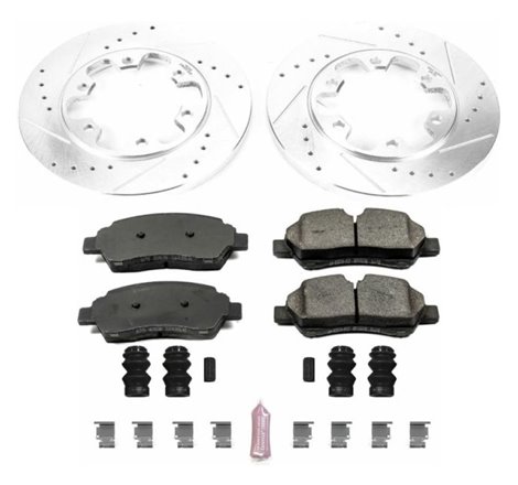 Power Stop 15-18 Ford Transit-350 HD Rear Z23 Evolution Sport Brake Kit