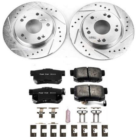 Power Stop 11-15 Honda CR-Z Rear Z23 Evolution Sport Brake Kit