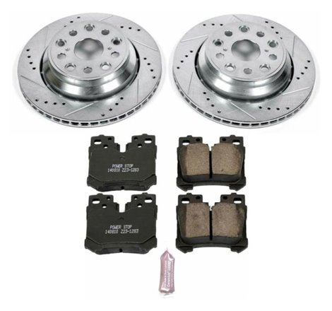 Power Stop 07-09 Lexus LS460 Rear Z23 Evolution Sport Brake Kit