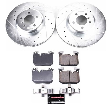 Power Stop 12-15 BMW 335i Front Z23 Evolution Sport Brake Kit