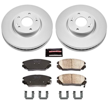 Power Stop 06-10 Hyundai Sonata Front Z17 Evolution Geomet Coated Brake Kit