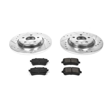 Power Stop 09-16 Audi A4 Rear Z23 Evolution Sport Brake Kit