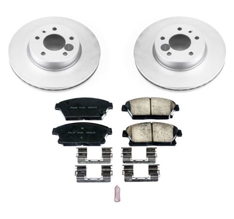 Power Stop 13-18 Cadillac ATS Front Z17 Evolution Geomet Coated Brake Kit