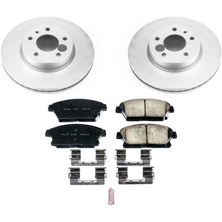 Power Stop 13-18 Cadillac ATS Front Z17 Evolution Geomet Coated Brake Kit