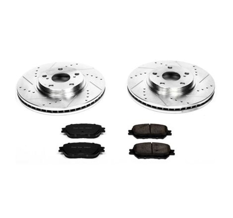 Power Stop 02-04 Toyota Camry Front Z23 Evolution Sport Brake Kit