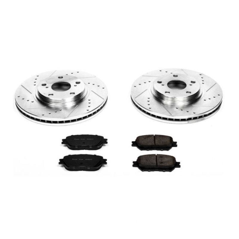 Power Stop 02-04 Toyota Camry Front Z23 Evolution Sport Brake Kit