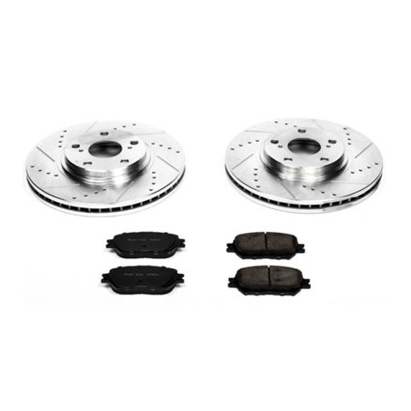 Power Stop 02-04 Toyota Camry Front Z23 Evolution Sport Brake Kit