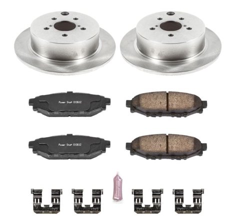 Power Stop 16-18 Subaru Crosstrek Rear Autospecialty Brake Kit