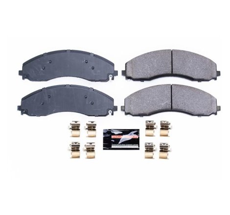 Power Stop 17-19 Ford F-450 Super Duty Front Z23 Evolution Sport Brake Pads w/Hardware