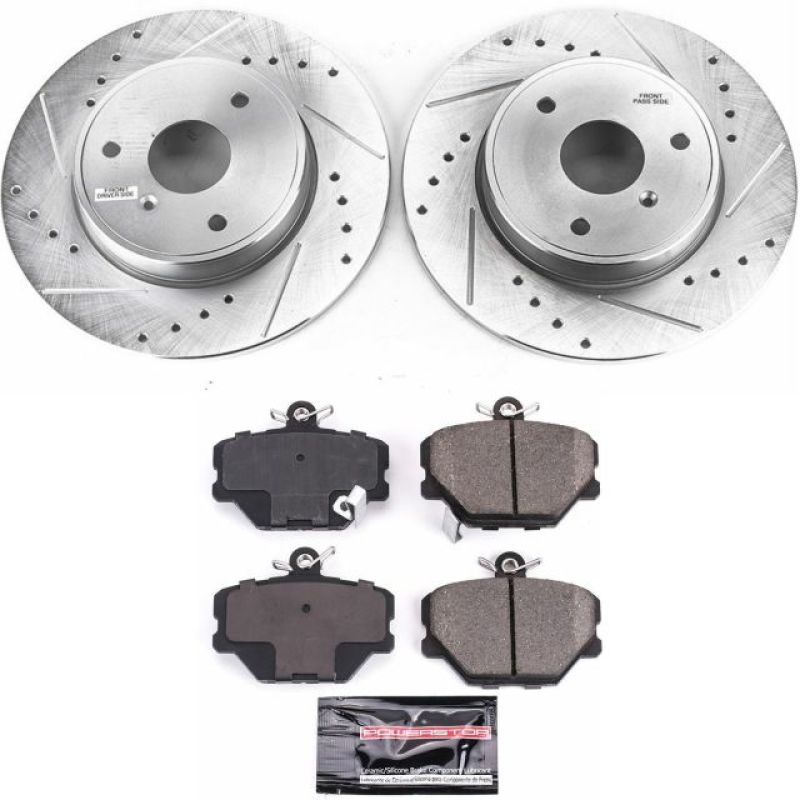 Power Stop 08-16 Smart Fortwo Front Z23 Evolution Sport Brake Kit