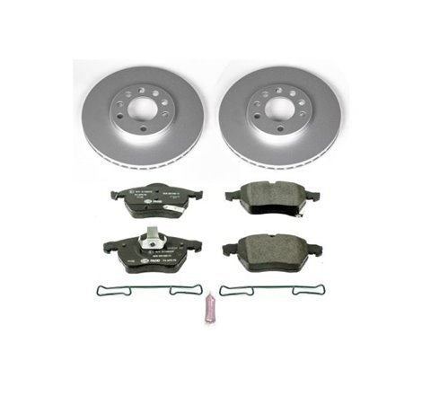 Power Stop 99-03 Saab 9-3 Front Euro-Stop Brake Kit