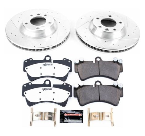 Power Stop 07-15 Audi Q7 Front Z26 Street Warrior Brake Kit