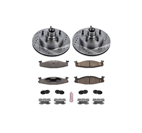 Power Stop 94-01 Ford E-150 Front Z36 Truck & Tow Brake Kit