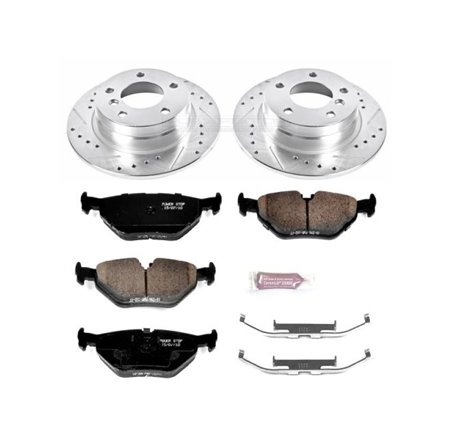 Power Stop 92-98 BMW 318i Rear Z23 Evolution Sport Brake Kit