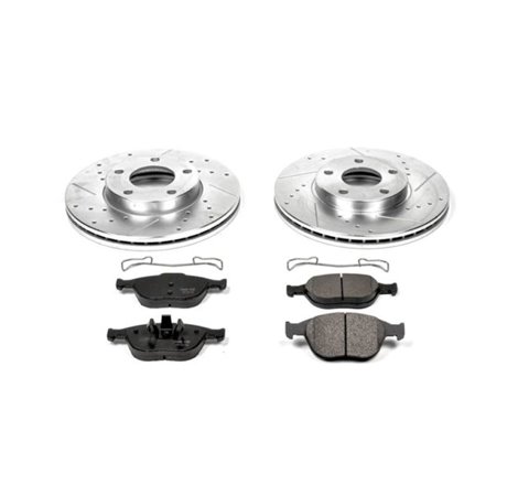 Power Stop 10-13 Ford Transit Connect Front Z23 Evolution Sport Brake Kit