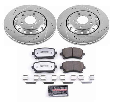 Power Stop 03-10 Audi A8 Quattro Rear Z26 Street Warrior Brake Kit