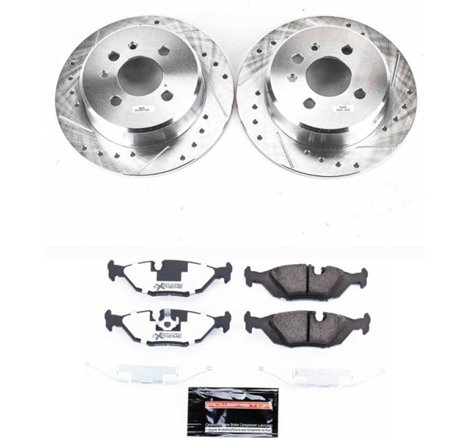 Power Stop 91-92 BMW 318i Rear Z26 Street Warrior Brake Kit