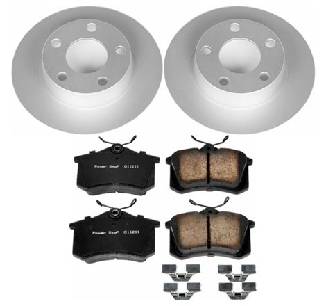 Power Stop 98-04 Audi A6 Quattro Rear Z23 Evolution Sport Coated Brake Kit