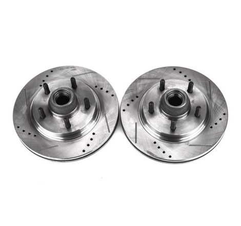 Power Stop 00-03 Ford F-150 Front Evolution Drilled & Slotted Rotors - Pair