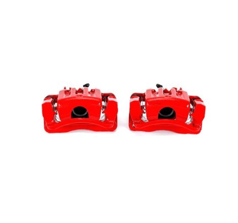 Power Stop 12-15 Chevrolet Captiva Sport Rear Red Calipers w/Brackets - Pair