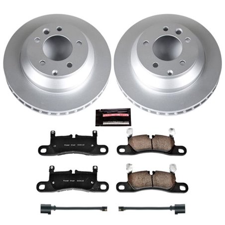 Power Stop 11-18 Porsche Cayenne Rear Z23 Evolution Sport Coated Brake Kit