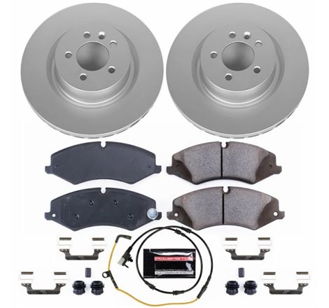 Power Stop 2017 Land Rover Discovery Front Z23 Evolution Sport Coated Brake Kit