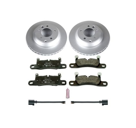 Power Stop 11-18 Porsche Cayenne Rear Euro-Stop Brake Kit