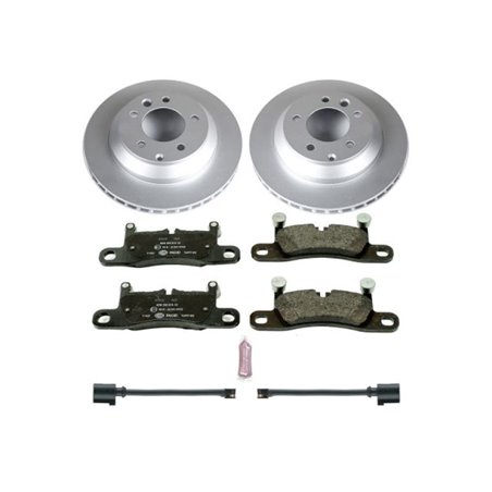 Power Stop 11-18 Porsche Cayenne Rear Euro-Stop Brake Kit