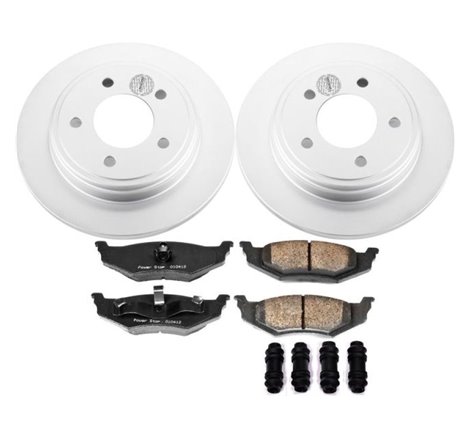 Power Stop 99-04 Chrysler 300M Rear Z17 Evolution Geomet Coated Brake Kit