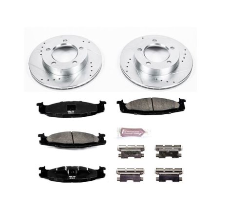 Power Stop 94-96 Ford Bronco Front Z23 Evolution Sport Brake Kit