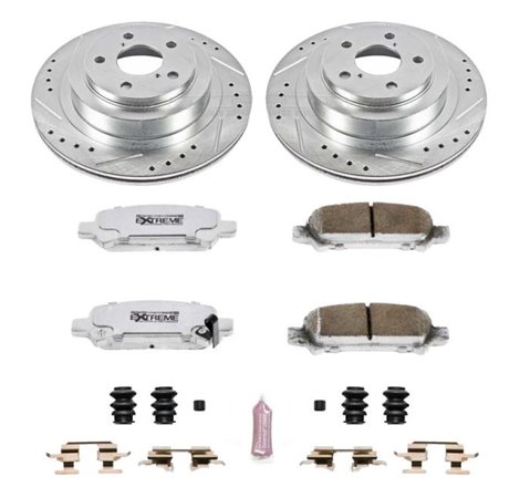 Power Stop 05-09 Subaru Legacy Rear Z26 Street Warrior Brake Kit