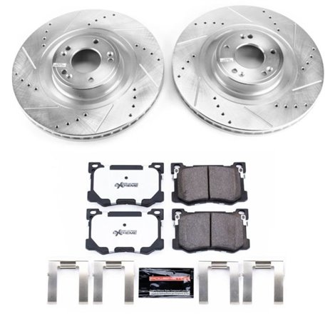 Power Stop 15-16 Hyundai Genesis Front Z26 Street Warrior Brake Kit