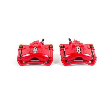 Power Stop 90-93 Honda Accord Front Red Calipers w/Brackets - Pair