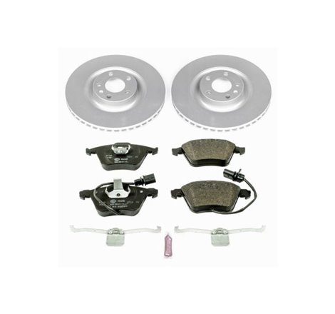 Power Stop 04-09 Audi S4 Front Euro-Stop Brake Kit