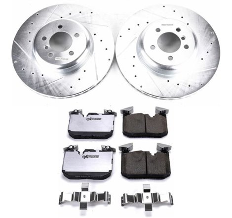 Power Stop 12-15 BMW 335i Front Z26 Street Warrior Brake Kit