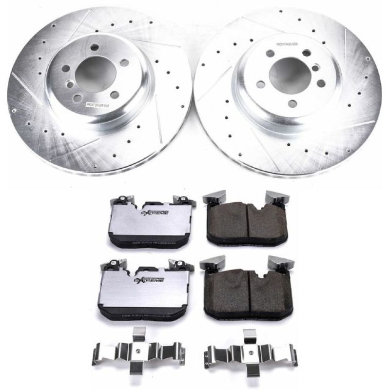 Power Stop 12-15 BMW 335i Front Z26 Street Warrior Brake Kit