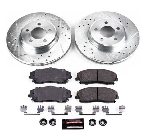 Power Stop 05-19 Chrysler 300 Front Z23 Evolution Sport Brake Kit