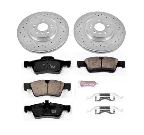 Power Stop 10-11 Mercedes-Benz ML450 Rear Z23 Evolution Sport Brake Kit