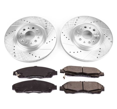 Power Stop 17-18 Cadillac XT5 Front Z23 Evolution Sport Brake Kit