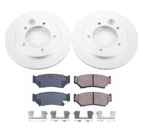 Power Stop 00-04 Chevrolet Tracker Front Z17 Evolution Geomet Coated Brake Kit