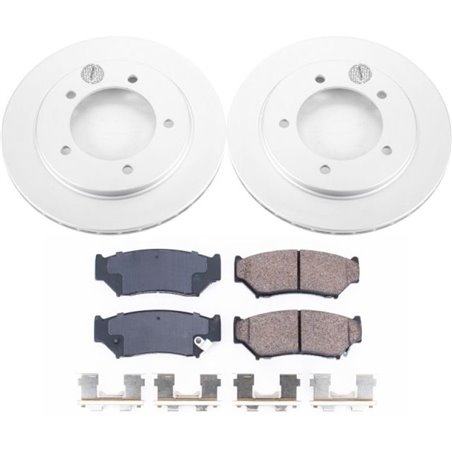 Power Stop 00-04 Chevrolet Tracker Front Z17 Evolution Geomet Coated Brake Kit