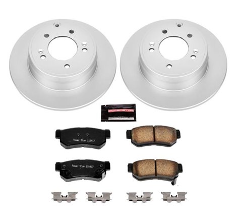 Power Stop 06-08 Hyundai Sonata Rear Z17 Evolution Geomet Coated Brake Kit