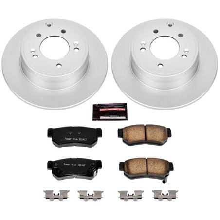 Power Stop 06-08 Hyundai Sonata Rear Z17 Evolution Geomet Coated Brake Kit