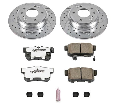 Power Stop 99-01 Acura RL Rear Z26 Street Warrior Brake Kit