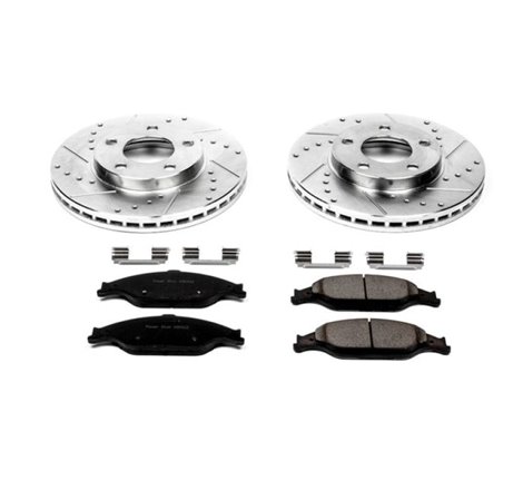 Power Stop 99-04 Ford Mustang Front Z23 Evolution Sport Brake Kit