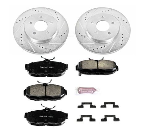 Power Stop 2012 Ford Mustang Rear Z23 Evolution Sport Brake Kit