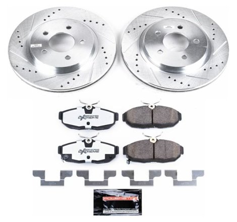 Power Stop 2012 Ford Mustang Rear Z26 Street Warrior Brake Kit