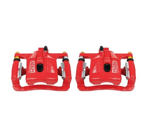 Power Stop 06-10 Hummer H3 Rear Red Calipers w/Brackets - Pair