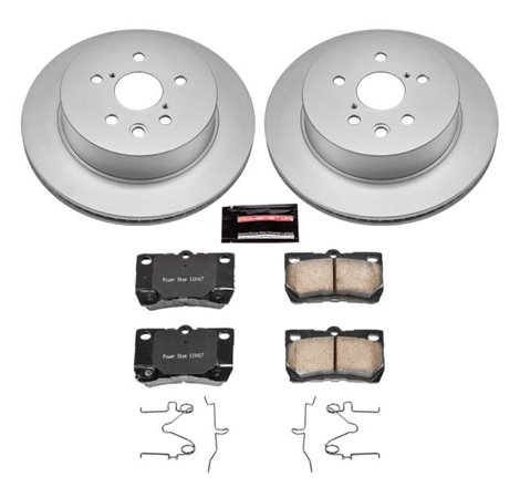 Power Stop 2006 Lexus GS300 Rear Z17 Evolution Geomet Coated Brake Kit